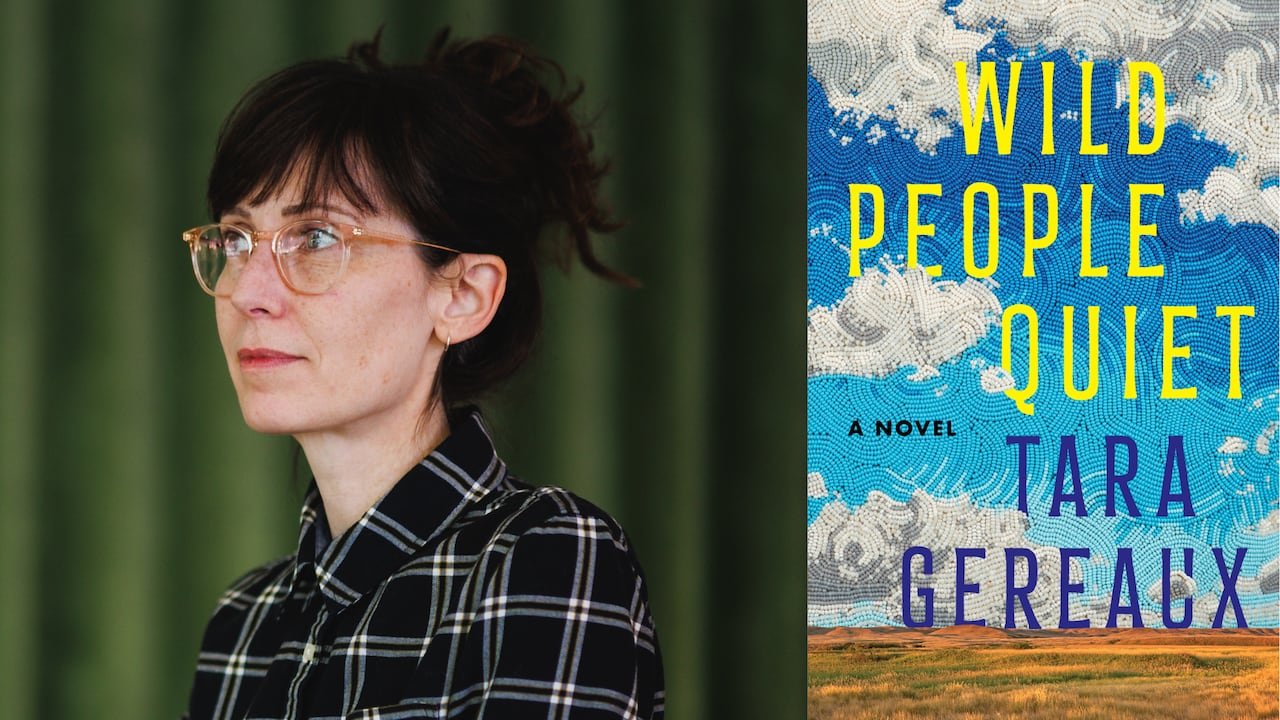 default-507 A book cover depicting a woman with a bun and glasses against a Saskatchewan plain backdrop.